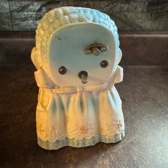 Rubens Japan vintage musical Bassinet Kitschy MCM ART PERFECT - Picture 4 of 5